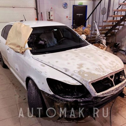 SKODA OCTAVIA RS 2012 2.0 Turbo кузовной ремонт